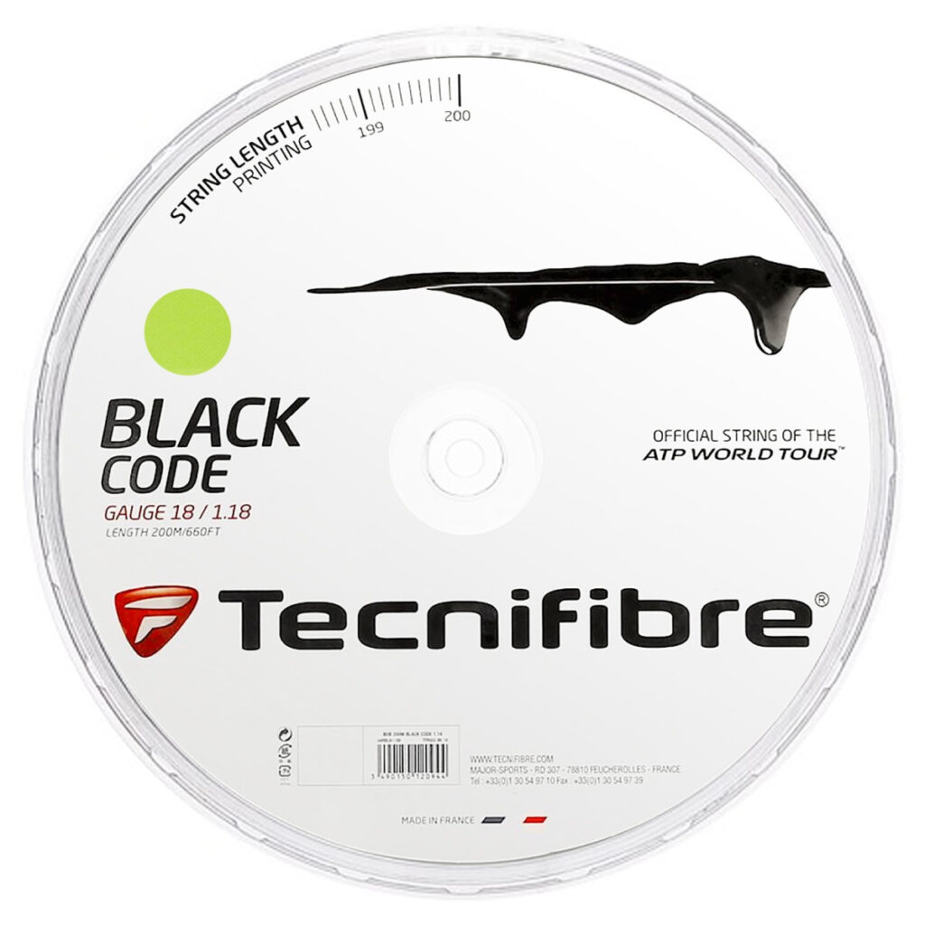 Tecnifibre Black Code Lime Lime Green 1,24 mm – Bobine 200 m