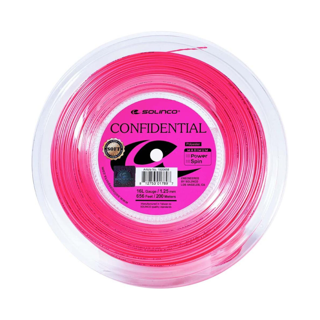 Solinco Confidential Soft 1,15 mm – Bobine 200 m
