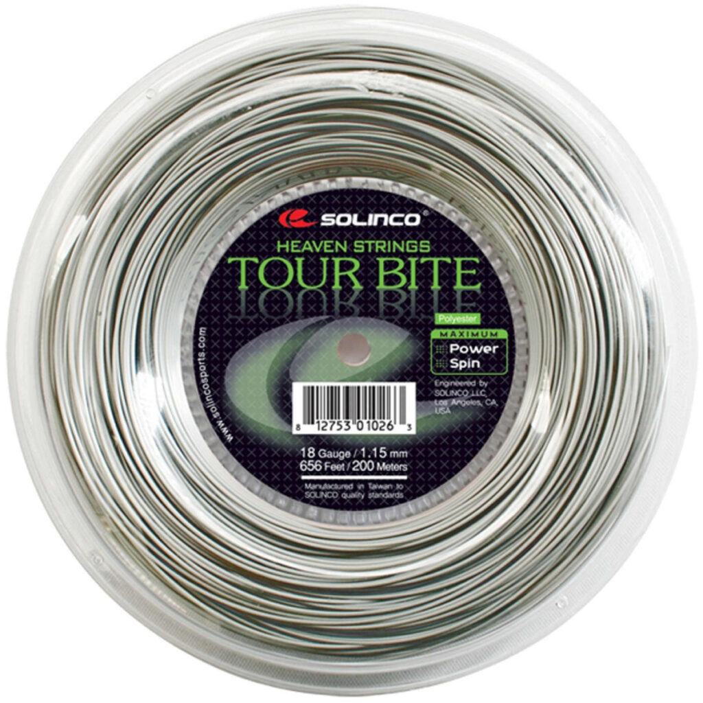 Solinco Tour Bite 1,25 mm – Bobine 200 m
